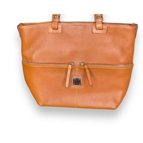 Dooney & Bourke Leather Convertible Shopper in Desert - Picture 2 of 14